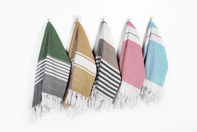 TOWEL TM006    High Quality Custom Logo Printed Cotton Beach Towels With Tassel Turkish Towel Beach Towel